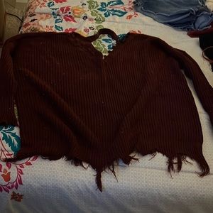 Maroon sweater size 2x